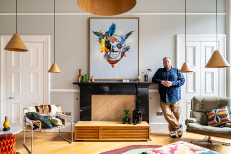 Interior designer Sam Buckley on life in full colour at his apartment in Edinburgh